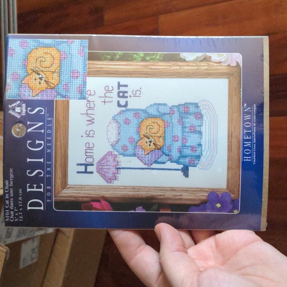 Cross stitch kit - Cat - Picture 1 of 3